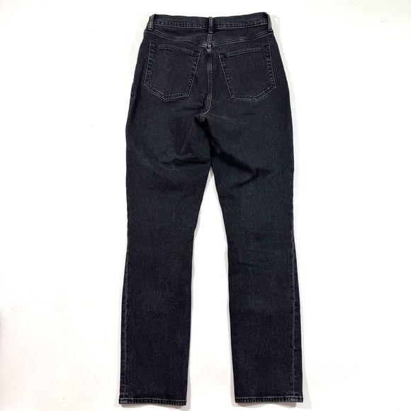 Abercrombie 90s Slim Straight Crossover Jeans Ultra High Rise Black - Picture 2 of 11